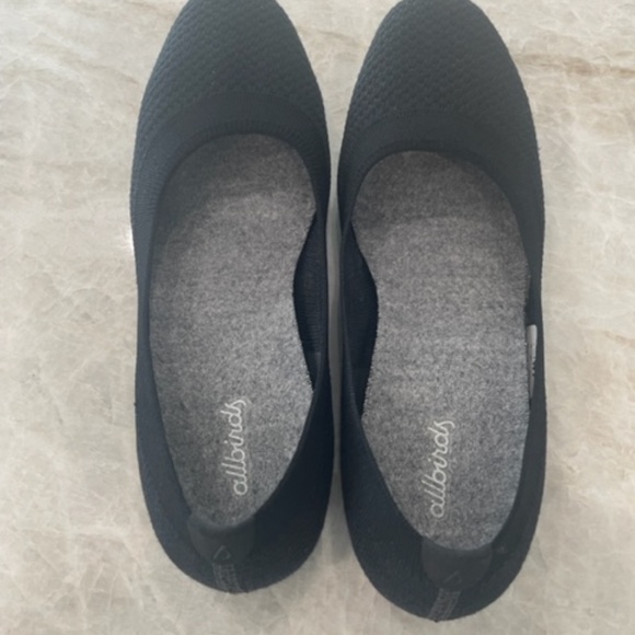 Allbirds Treebreezers Black Flats, Size 7 - Picture 2 of 9